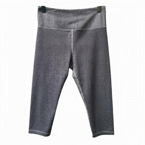 ZYIA Active Black White Geometric Print Crops Sz 8-10